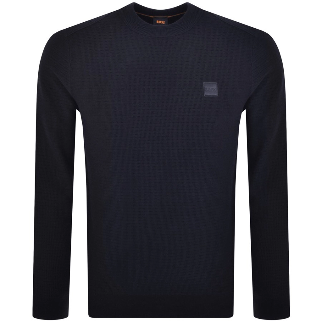Hugo BOSS Anon Knit Jumper Navy